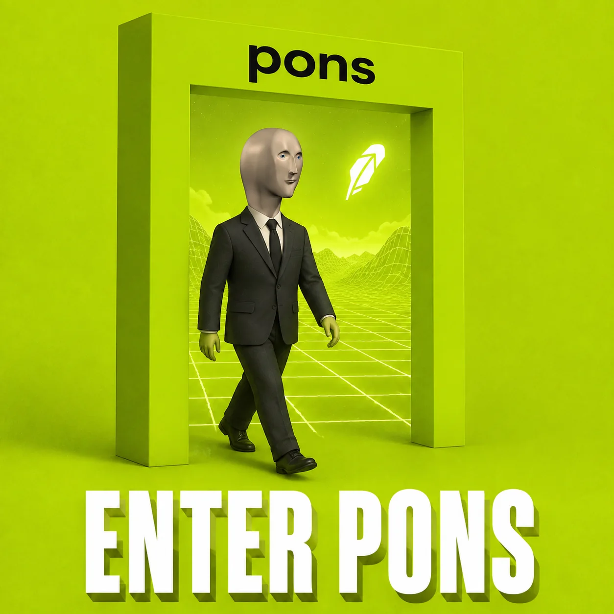 Meme Man meme: ENTER PONS