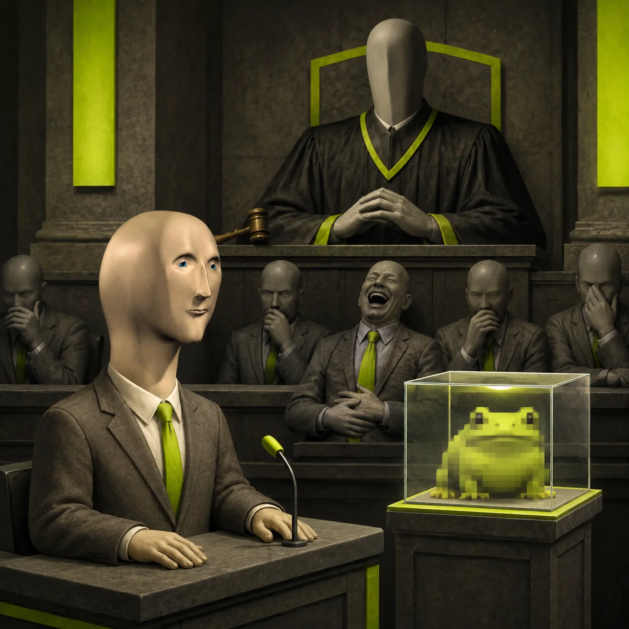 Meme Man meme: MEME COURTROOM